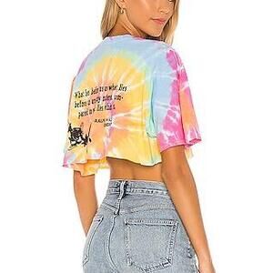 Within Us Crop Tee in Aerial Spiral